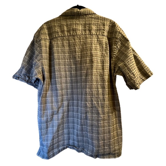 VAN Heusen Dress Shirt Gray Sz L - Picture 6 of 7